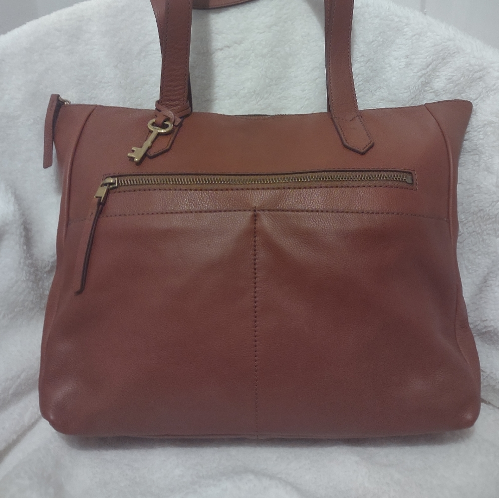 Fossil Leather  Tote   Sydney